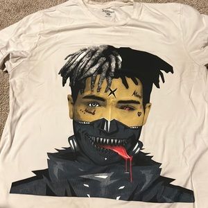 Custom make XXXTENTACION shirt. Shirt says 2X but it really fits like a medium